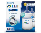 Philips Avent Classic+ 2 Pack Feeding Bottle 125ml