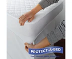 Protect-A-Bed Fitted Cot Mattress Protector - White