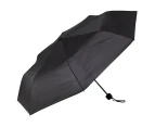Rain and Shine Manual Entry Compact Umbrella - Black