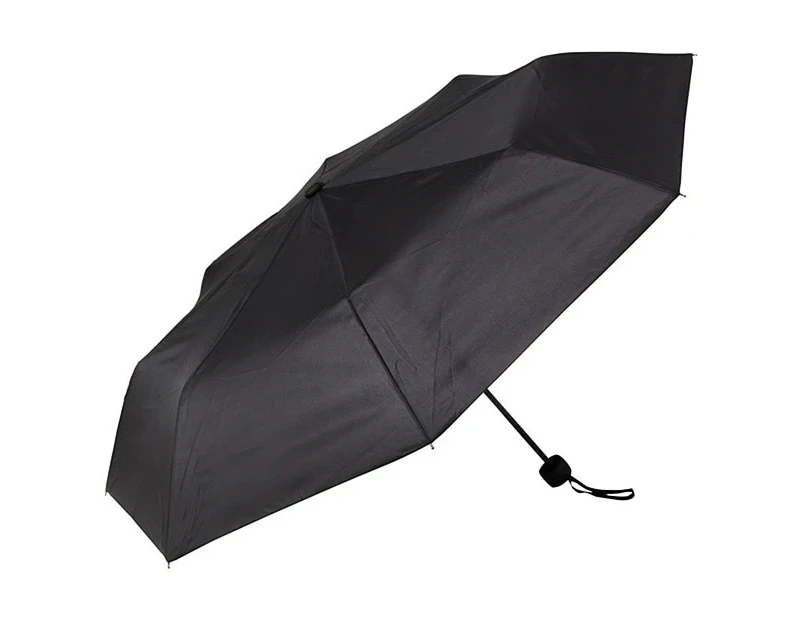 Rain and Shine Manual Entry Compact Umbrella - Black