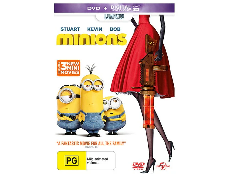 Minions DVD Catch .au