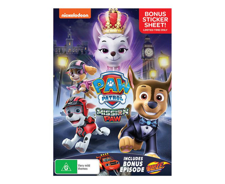 Paw Patrol - Mission Paw DVD