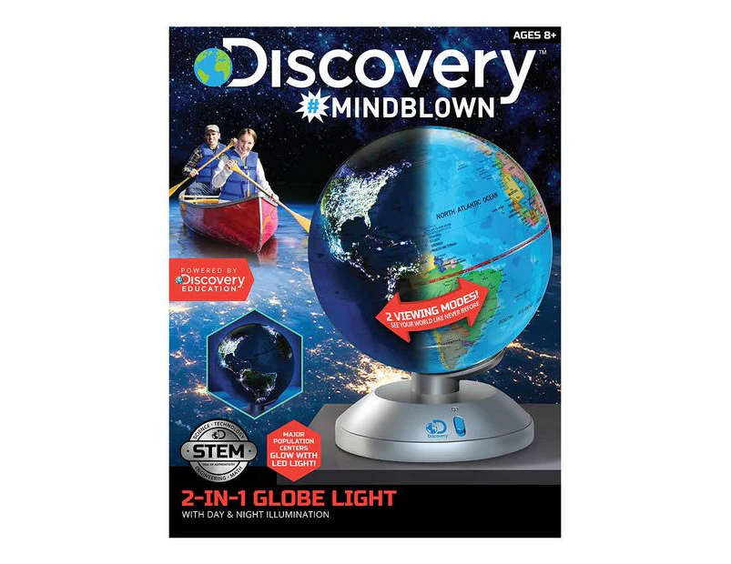 STEM Discovery #Mindblown Kids 2-in-1 World Globe Light