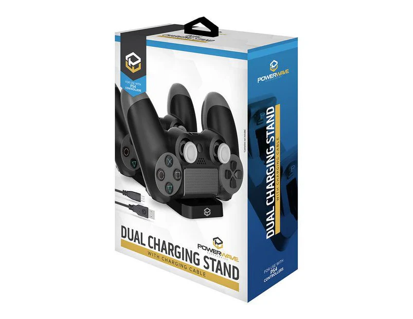 Dual Charging Stand with Charging Cable for PlayStation 4