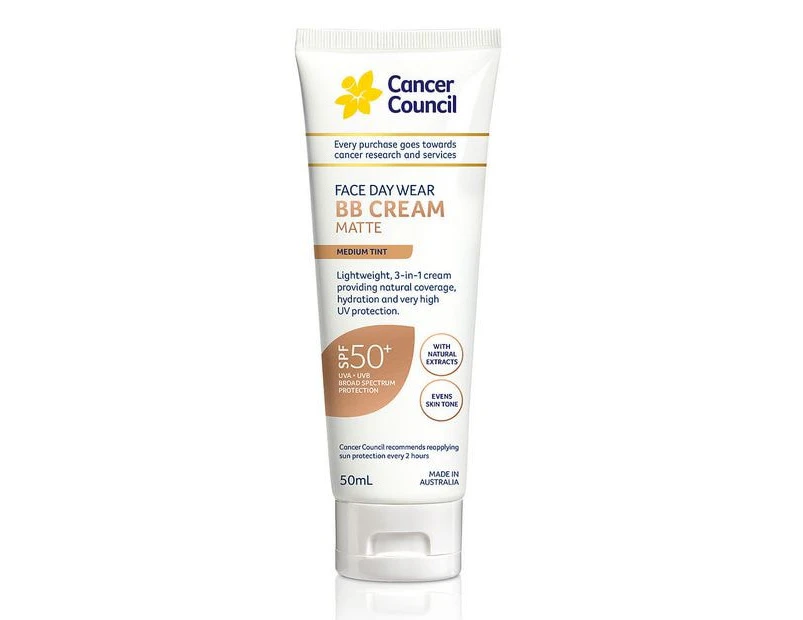 Cancer Council Medium BB Cream SPF 50+ 50ml - White