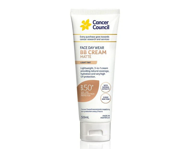 Cancer Council Light BB Cream SPF 50+ 50ml - White