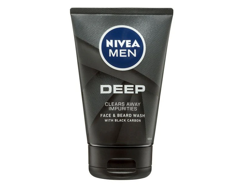 Nivea Men Deep Face & Beard Wash 100ml