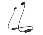 Sony Bluetooth In Ear Earphones WIC200 - Black - Black 1