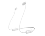 Sony Bluetooth In Ear Earphones WIC200 - White - White 1