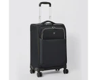 Mouv Small Premium Soft Suitcase - Black - Black