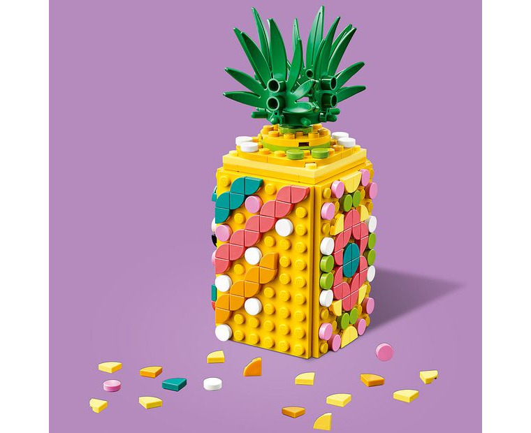 Dots pineapple pencil discount holder