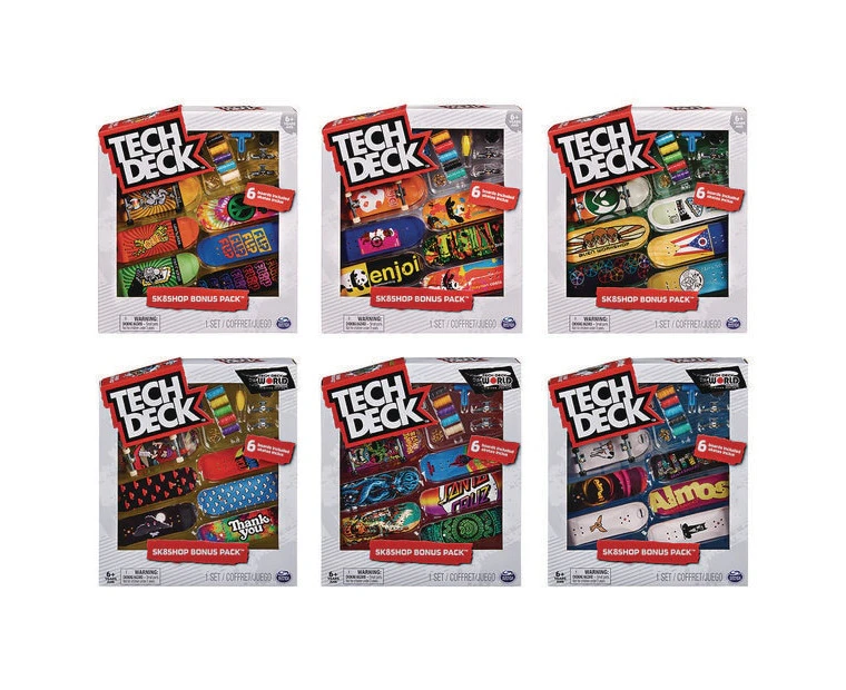 Tech Deck Sk8shop Bonus Pack Set - Randomly Selected