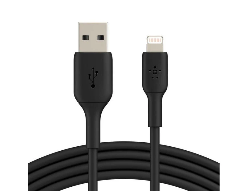 Belkin Boost Charge Lightning to USB-A Cable - 1m Black - Black