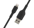 Belkin Boost Charge Lightning to USB-A Cable - 1m Black - Black
