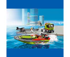 LEGO® City Great Vehicles Race Boat Transporter 60254
