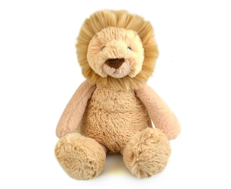 Frankie & Friends 28cm Leo Lion Soft Animal Plush Stuffed Toy Kids 3y+ Beige