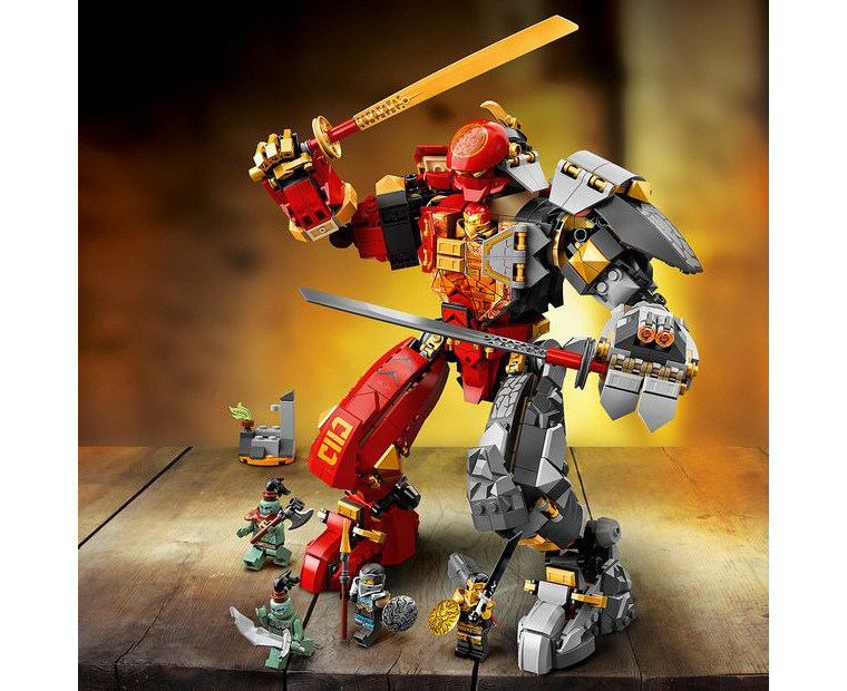 LEGO® NINJAGO 71720 Fire Stone Mech - Build and Play Australia