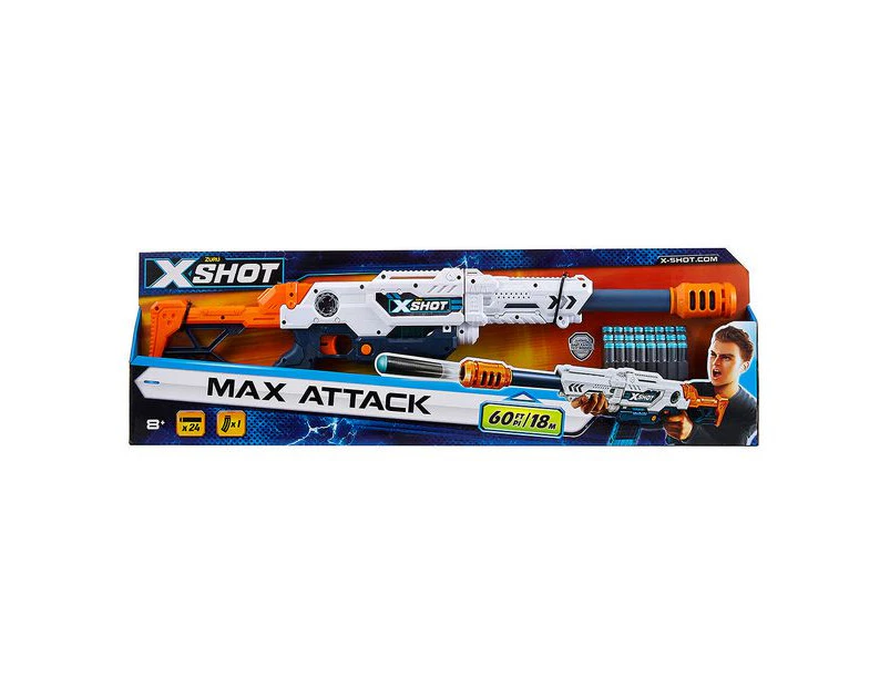 X-Shot Excel Max Attack Foam Dart Blaster by ZURU