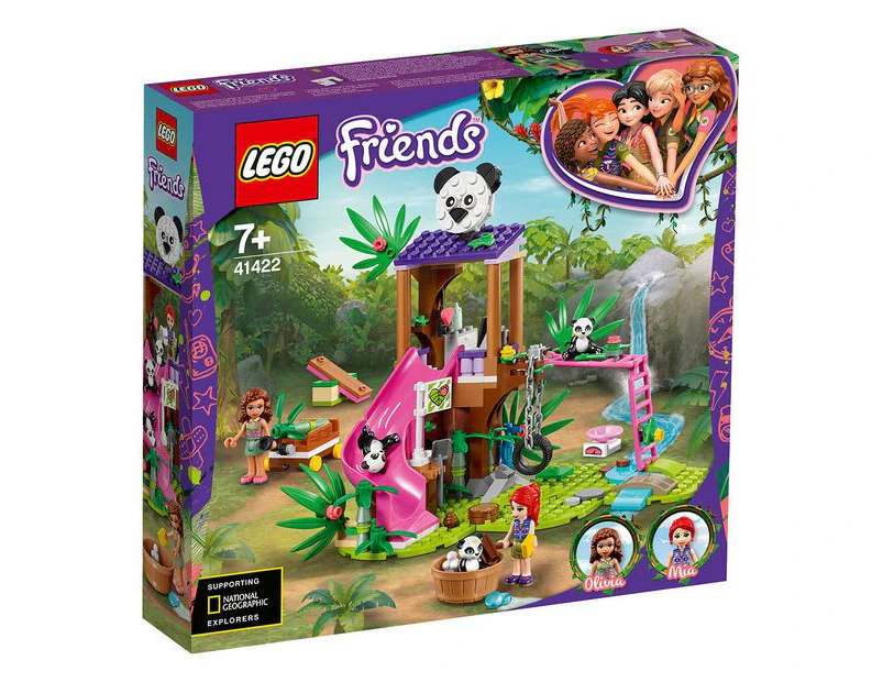 LEGO® Friends Panda Jungle Tree House 41422 - Purple | Catch.com.au