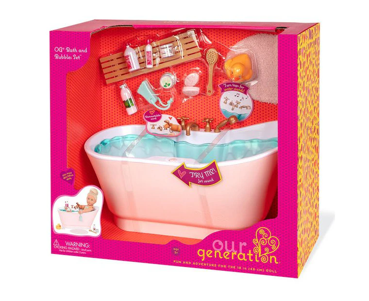 Our Generation OG Bath & Bubbles Set