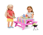 Our Generation Picnic Table Set - Pink