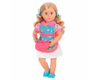 Our Generation Deluxe Jenny Doll – with Book - Pink