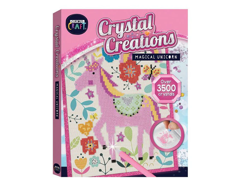 Curious Craft: Crystal Creations Canvas Magical Unicorn -