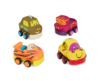 B. toys Wheeee-ls! Pull Back Cars - Yellow