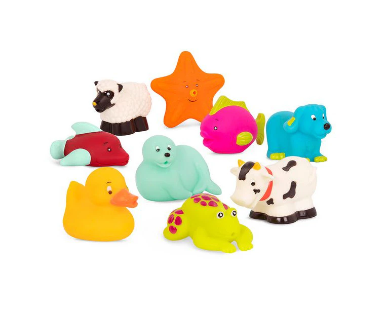 B. toys Squish & Splash 9 Bath Buddies