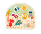 B. toys Wooden Peg Puzzles Assorted