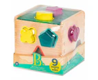 B. toys Wonder Cube Wooden Shape Sorter