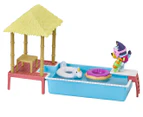 Bluey Series 4 Pool Time Fun Playset Mini Figurines 3y+ Toys Kids/Children Set