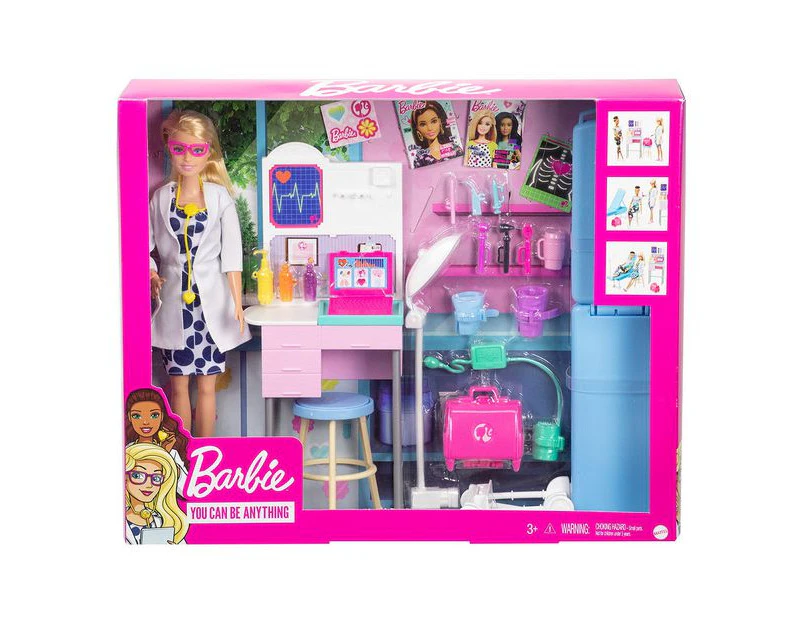 Barbie Medical Doctor Playset with Blonde Doctor Doll