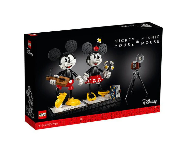 LEGO Disney Mickey Mouse and Minnie Mouse Buildable Characters (43179)