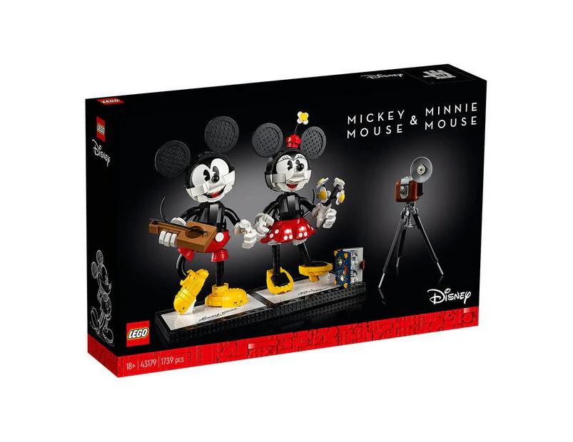 LEGO® Disney Mickey Mouse & Minnie Mouse Buildable Characters 43179