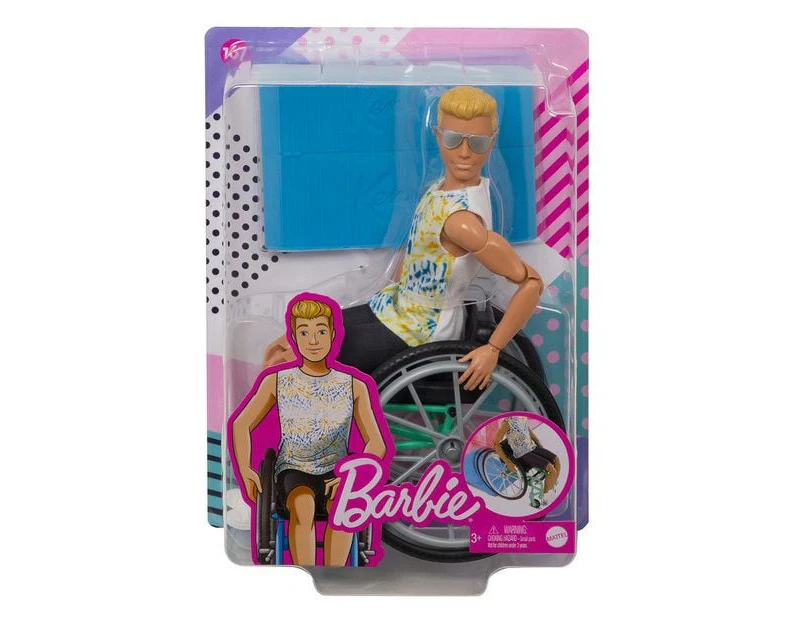Barbie Ken Wheelchair Doll - Multi