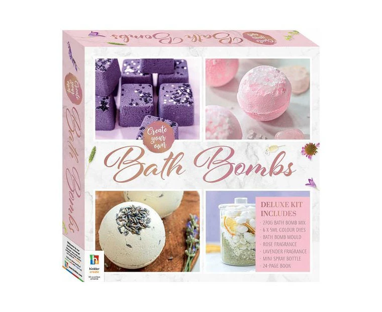 Craft Maker Create Your Own Bath Bombs Deluxe Essentials Craft Kit Project