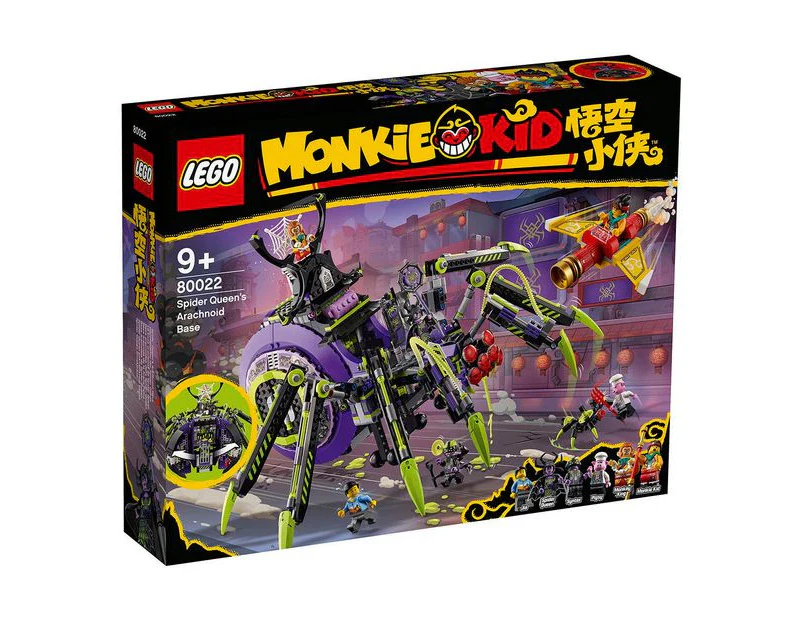 LEGO 80022 Monkie Kid Spider Queen Arachnoid Base