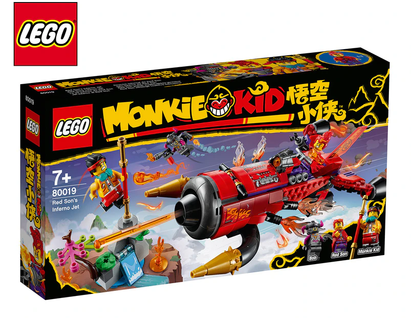 LEGO® Monkie Kid Red Son's Inferno Jet Building Set - 80019