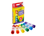 Crayola Washable 6 Pack Paint Sticks - Multi