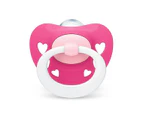 NUK Signature Silicone Soother - 2 Pack - 6-18months - Assorted*