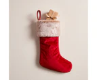 Target Traditional Plush Christmas Stocking - Red