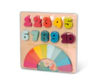 B. toys - Counting Rainbows Wooden Number Puzzle - Multi