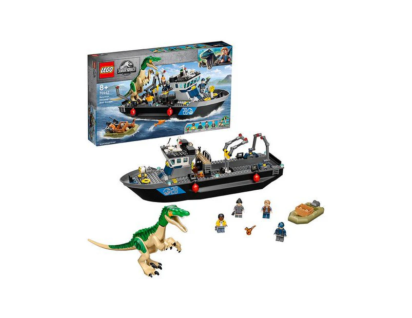 LEGOÂ® Jurassic Worldâ„¢ Baryonyx Dinosaur Boat Escape 76942