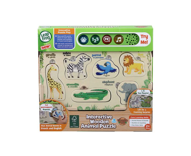 LeapFrog Interactive Wooden Animal Puzzle