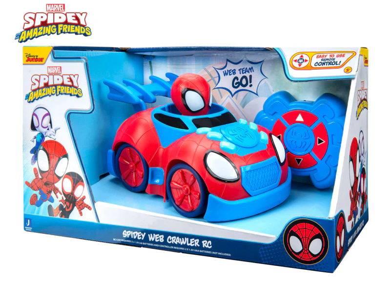 Spider-Man Spidey & His Amazing Friends Spidey Web Crawler RC Toy