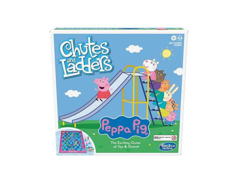 Chutes and Ladders Peppa Pig Edition Board Game - Blue