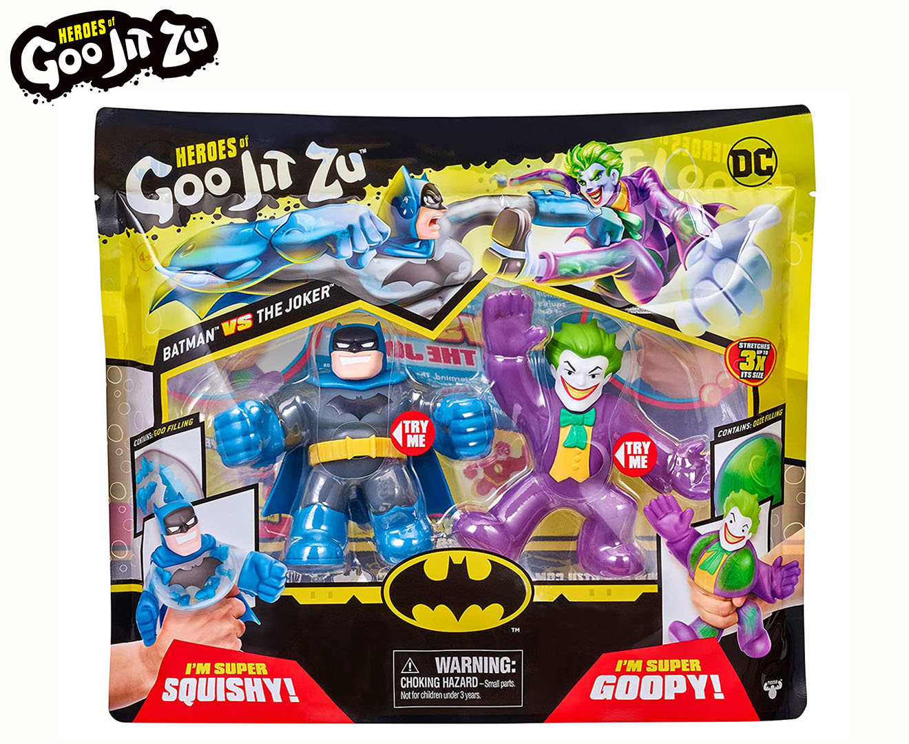 Heroes of Goo Jit Zu Batman vs The Joker DC Versus Pack 