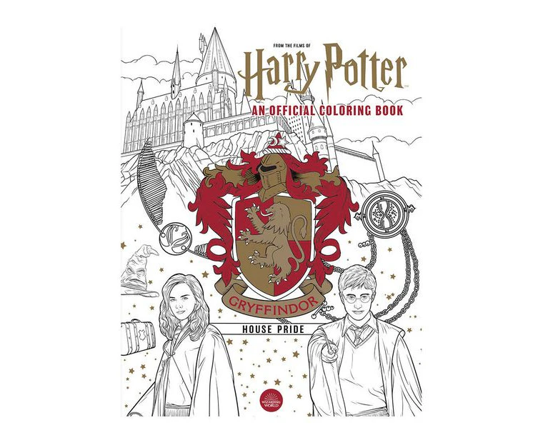 Harry Potter: Gryffindor House Pride - The Official Colouring Book