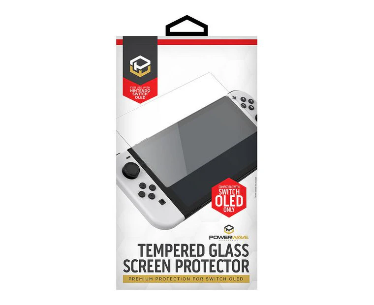 Powerwave - Nintendo Switch OLED - Premium Tempered Glass Screen Protector